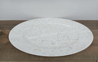 Marble-Pattern Serving Platter