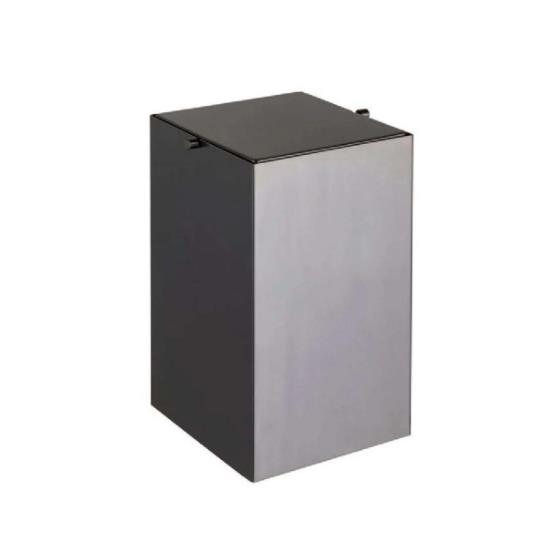 System Lux Square Swing-Top Bin 3 L, Anthracite