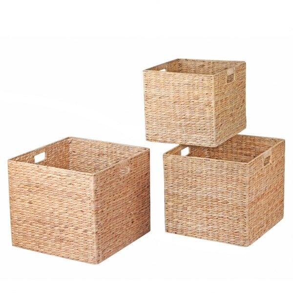 Casalinda Sele Square Deep 2-Piece Wicker Storage Basket Set