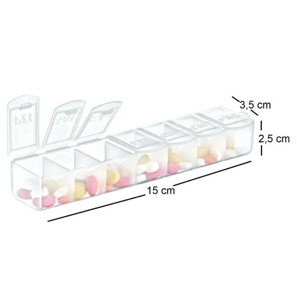 Bee Home 7 Bölmeli İlaç Kutusu 15 cm