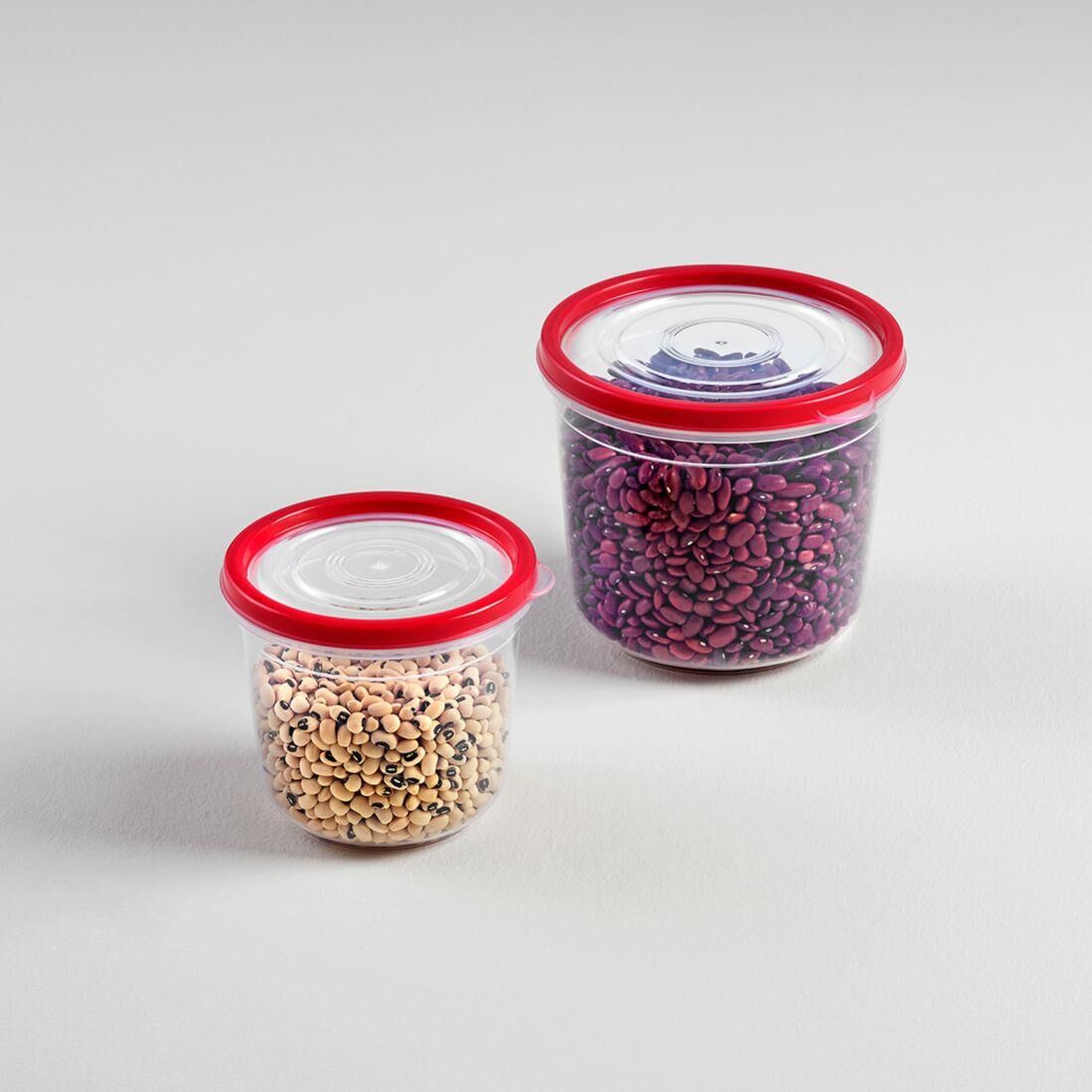 Dünya Plastik Compact Round Storage Container 1700 ml