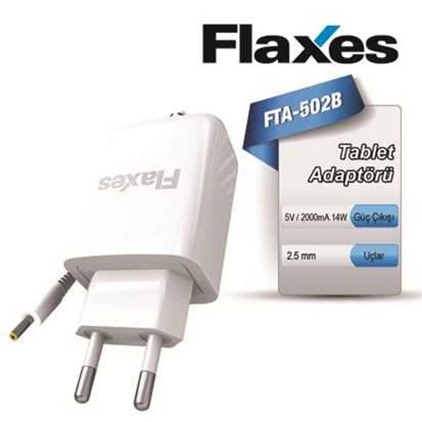 FLAXES FTA-502B TABLET ADAPTÖRÜ UNIVERSAL 5V 2A 14