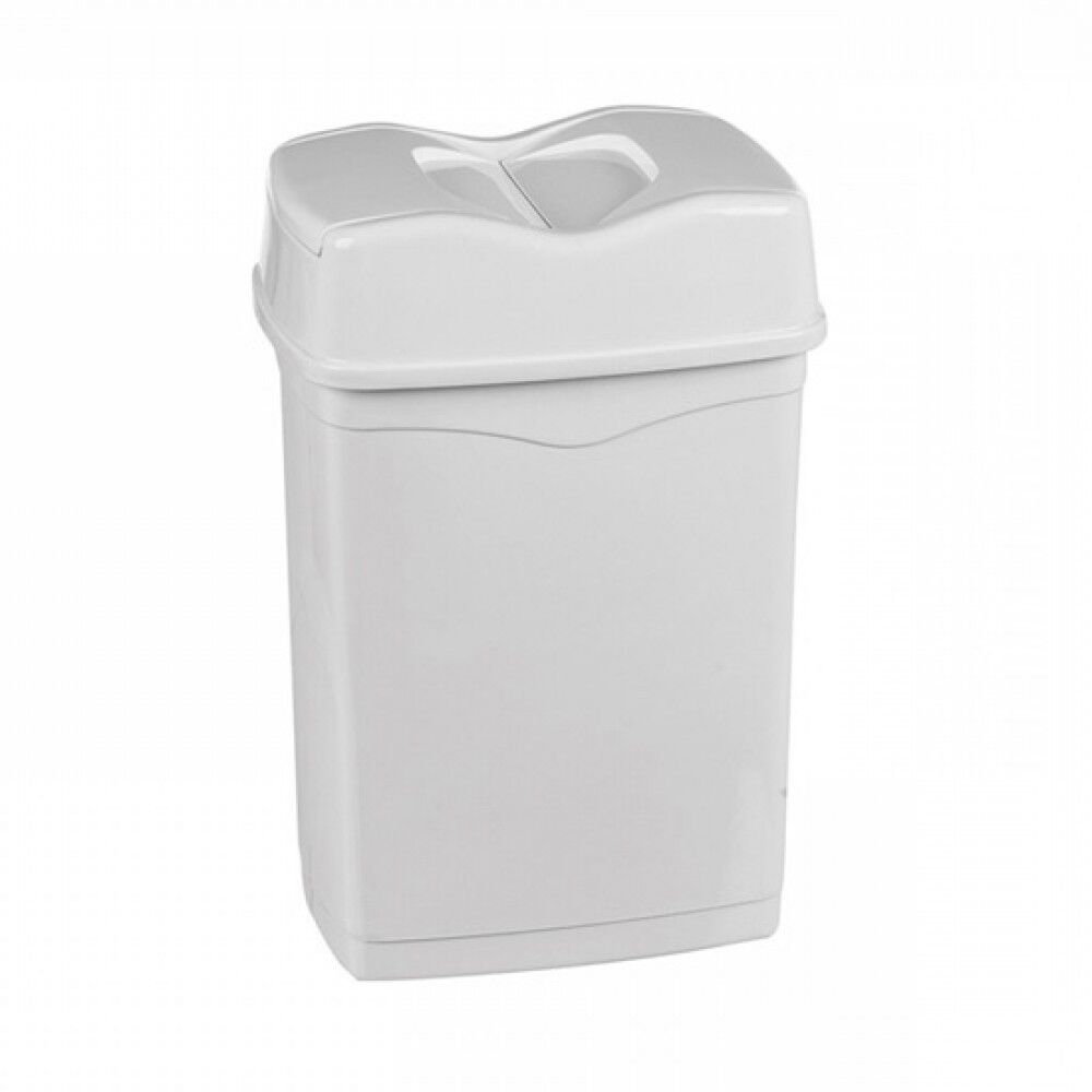 Çöp Kovası Girdap NO4 16lt Beyaz