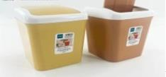 Çöp Kovası Oynar Kapak Kahve 65*40*53MM