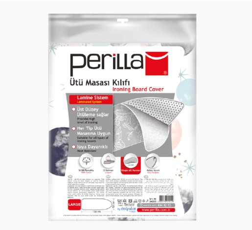 Örtü Ütü Masası Büyük Kumaş 52x140 cm