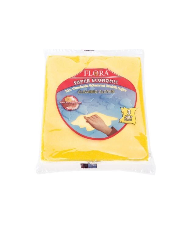 Temizlik Bezi Eco Flora 3 Adet 35X35CM
