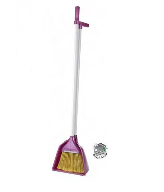 Zambak Plastik большая щётка с совком