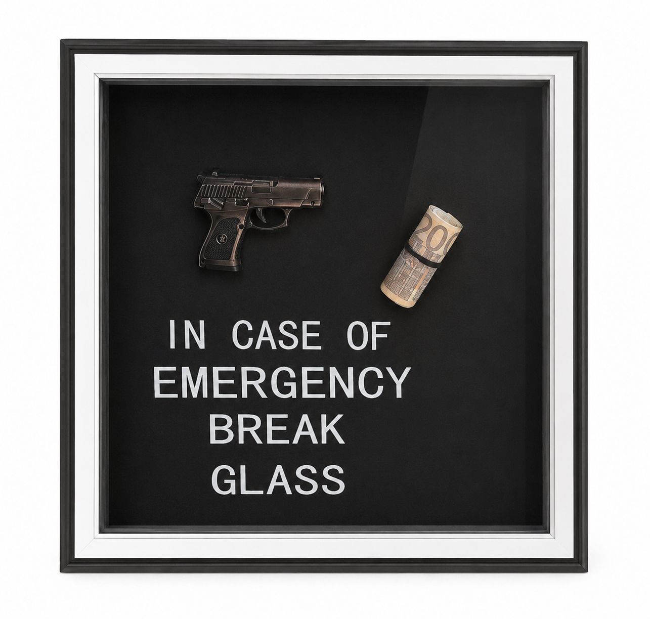 Emergency Plan Wall Art 45x45