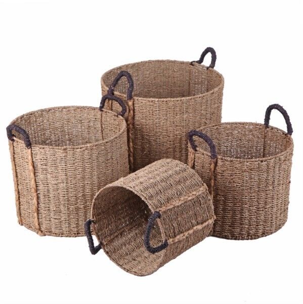 Casalinda Round Deep Handled Planter S/3