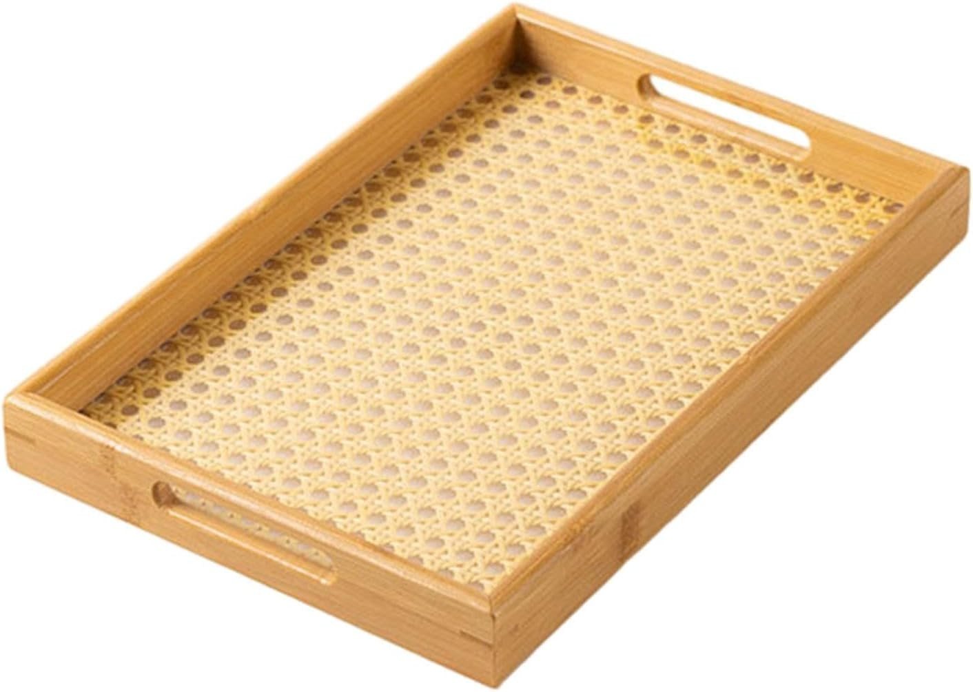 Rustic Style Bamboo Tray