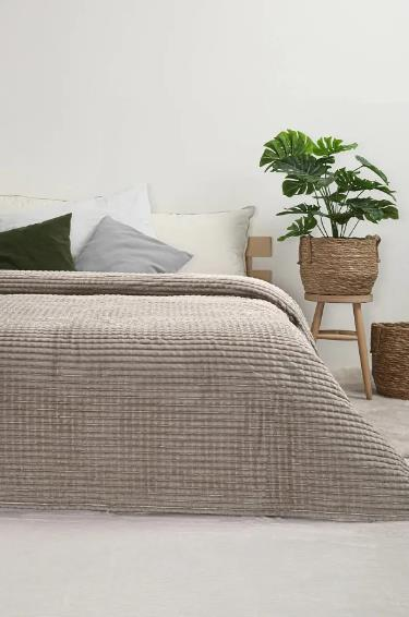 İpekçe Piramit Soft PVC плед, норковый, 150×220