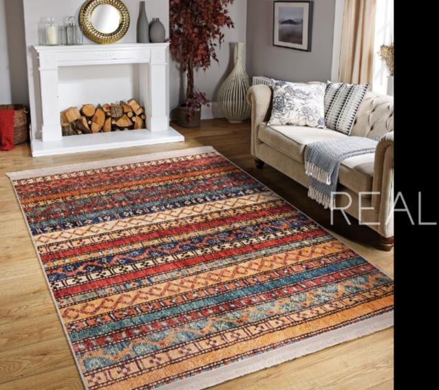 Halı Geleneksel Desen Etnik Motif 120X180CM