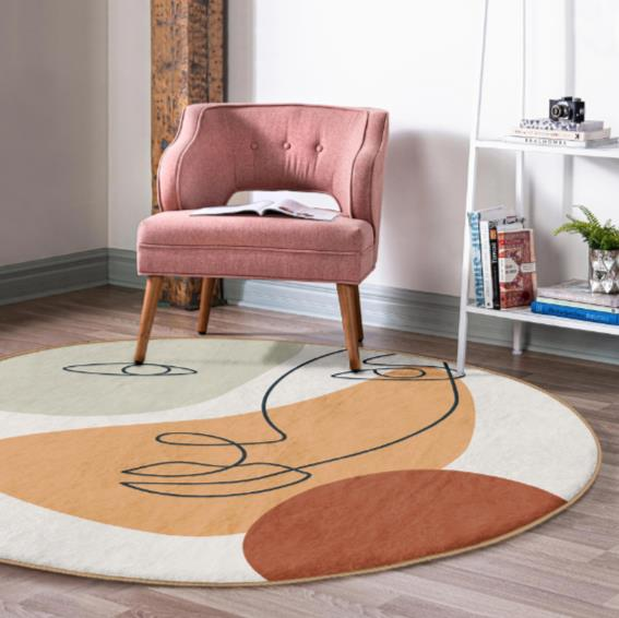 Halı Bohem Renkli Yuvarlak 120cm