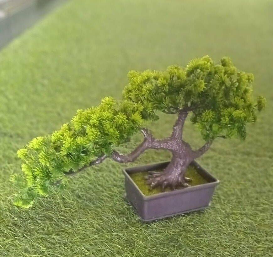 Artificial Bonsai Plant in Rectangular Pot SAKSI20CM