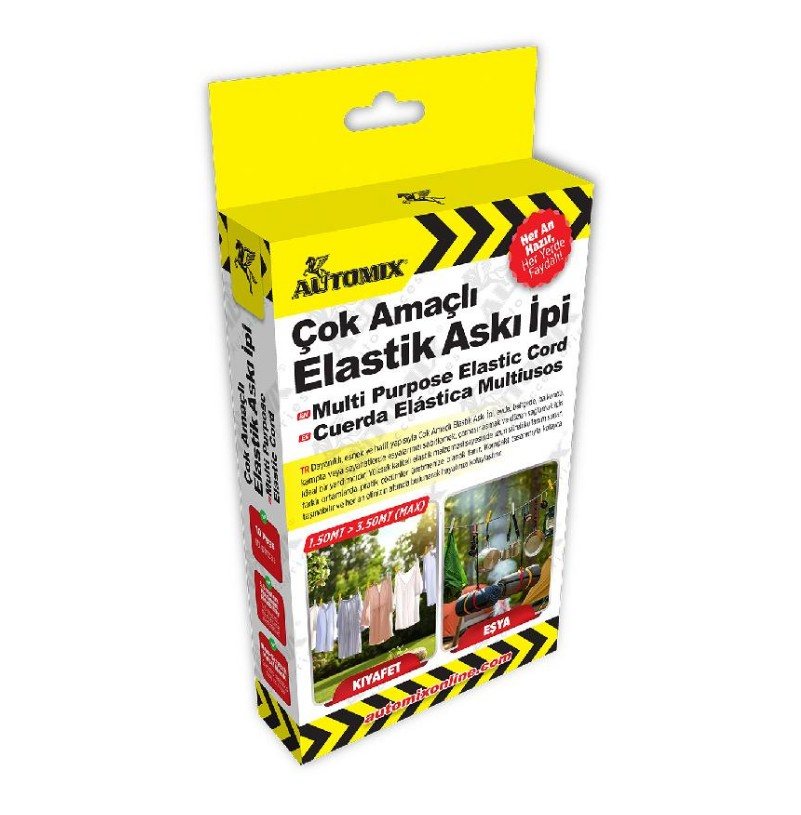 Automix Çok Amaçlı Elastik Askı İpi