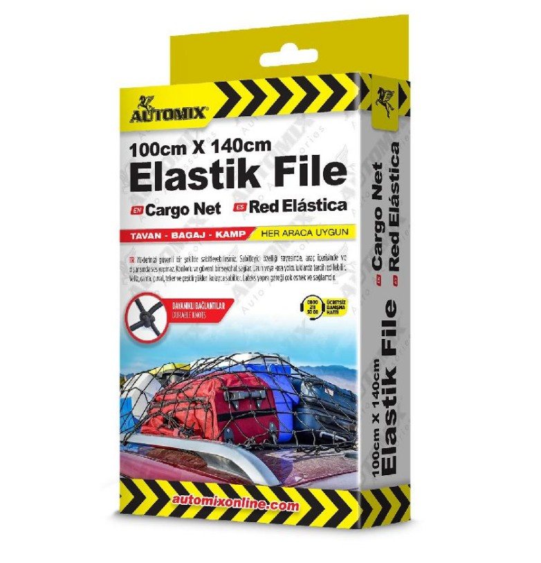 Automix Büyük Boy Elastik Bagaj Filesi 100X140CM
