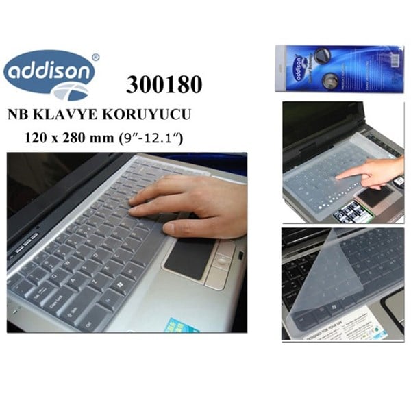 Addison 300180 9"-12.1"Notebook Klavye Koruyucu