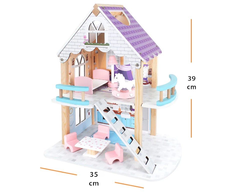 Ahşap Oyun Evi 35x24x39
