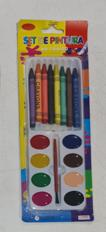 Pastel Boya + Sulu Boya 8 Lİ Set