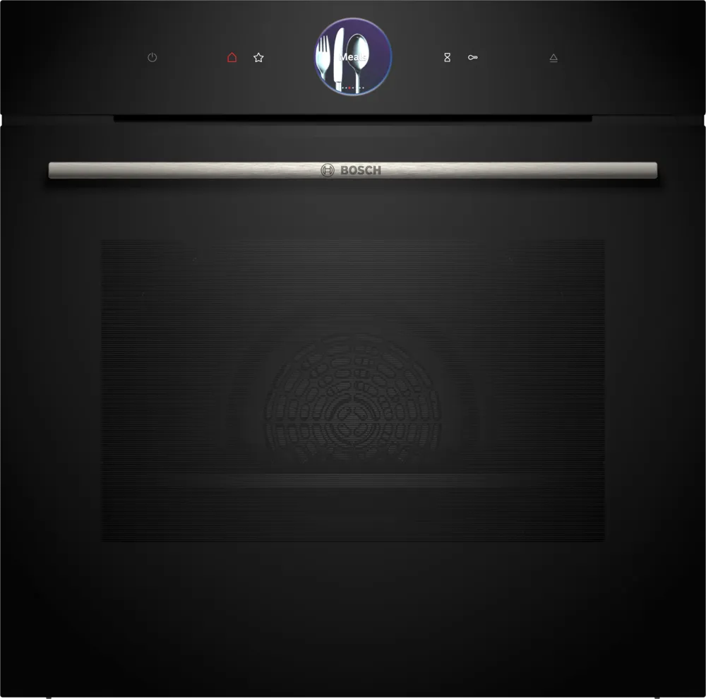 Bosch HSG7361B1 Serie 8 Steam Combination Oven, 71 L, Black