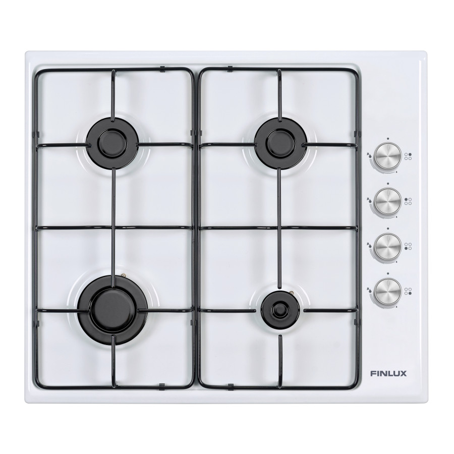 FINLUX FGH60TNW 4 Gözlü Beyaz Emaye Ocak