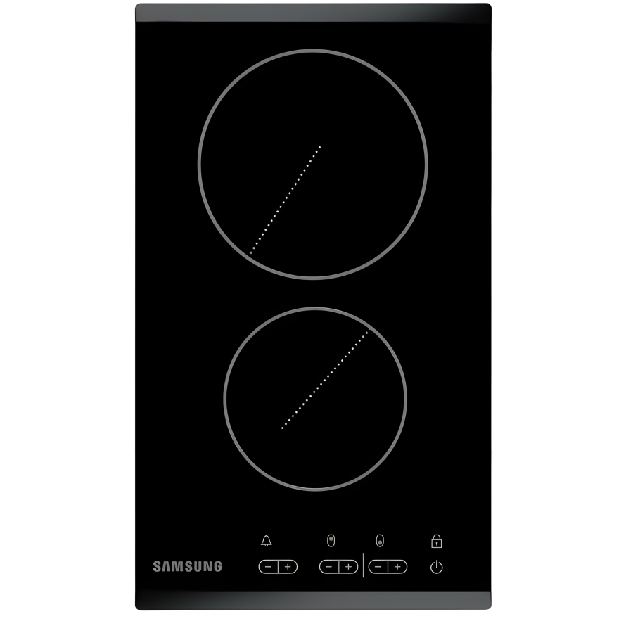 Samsung C21RJAN/BOL Siyah Cam 2 Gözlü Elektrikli Ankastre Ocak