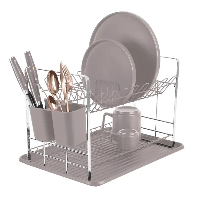 Berlinger Haus BH/8596 Taupe Bulaşıklık Kurutma Rafı