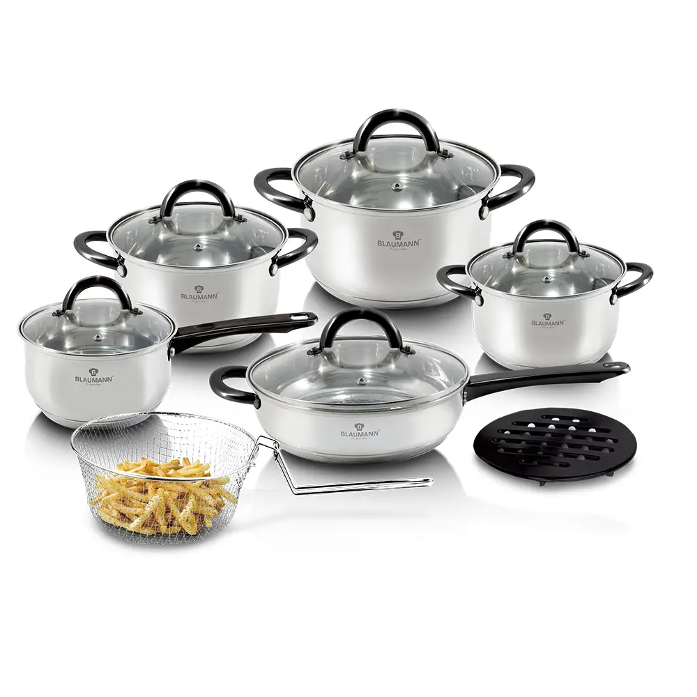 Berlinger Haus BL-3245 13-Piece Stainless Steel Cookware Set