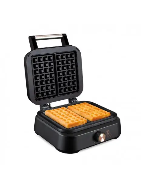 Berlinger Haus BH/9439 Waffle Maker, Black Rose