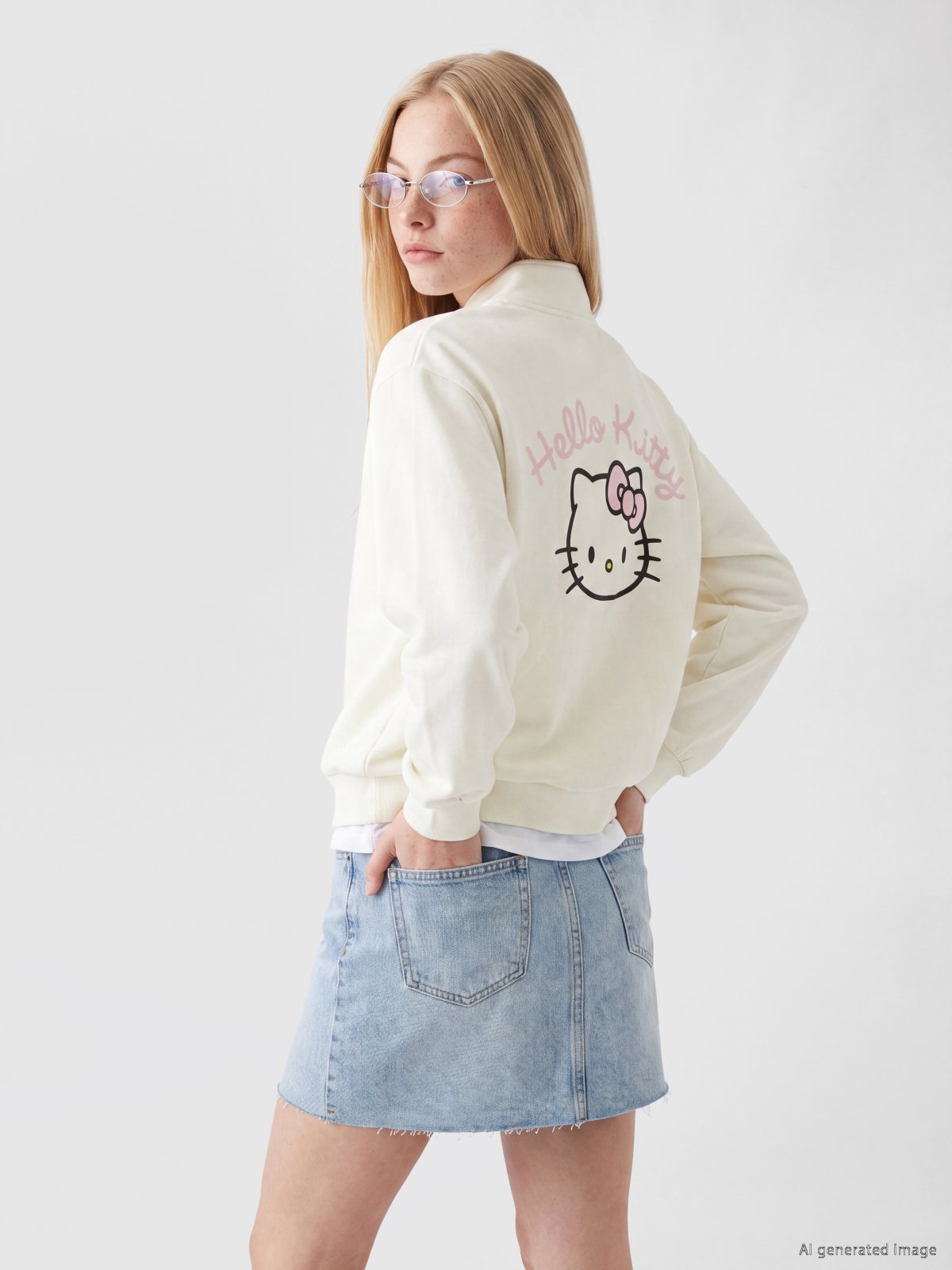 Sweatshirt AÇIK BEJ