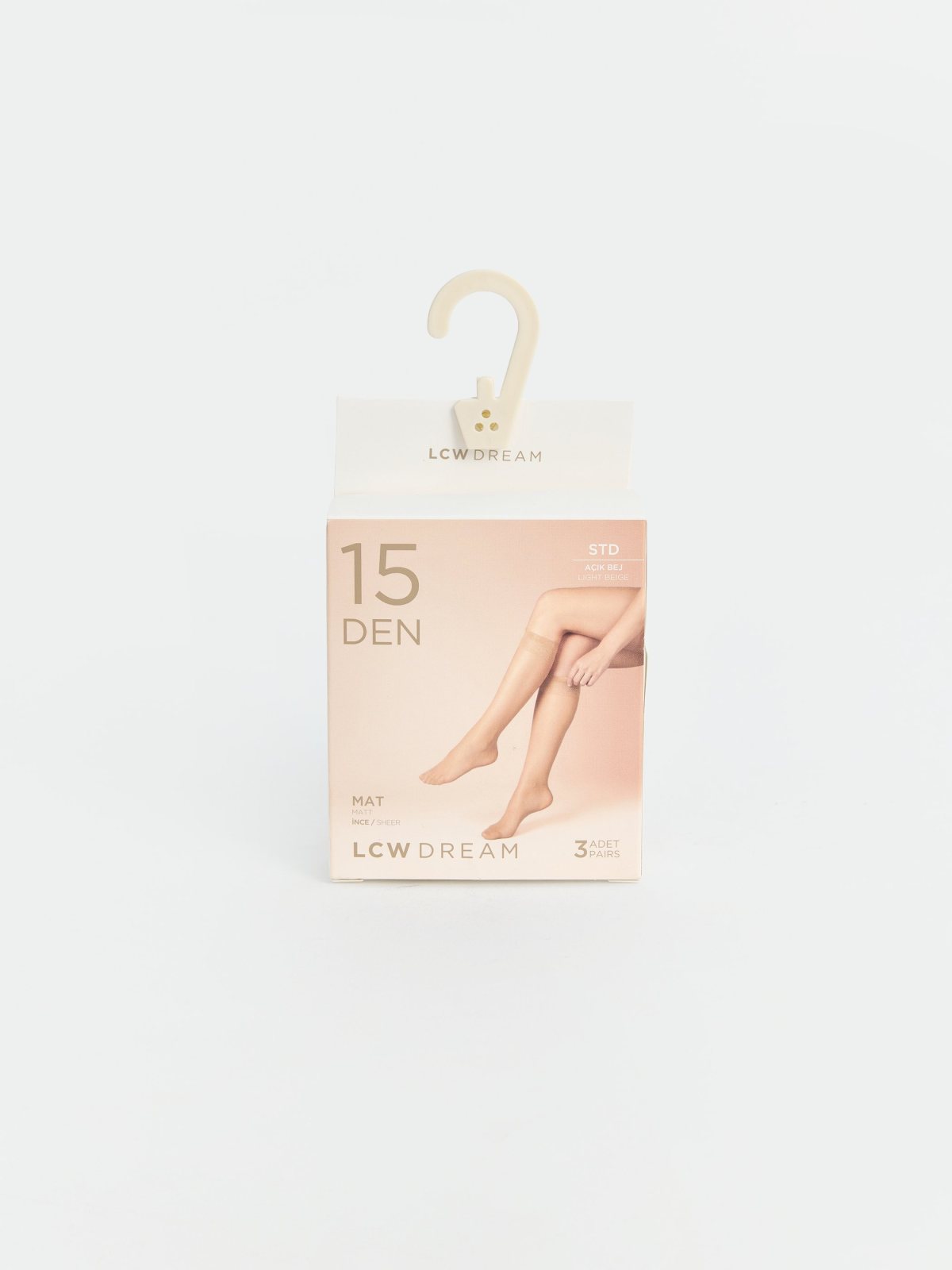 LC Waikiki LCW DREAM 15 Den Women's Tights, Light Beige