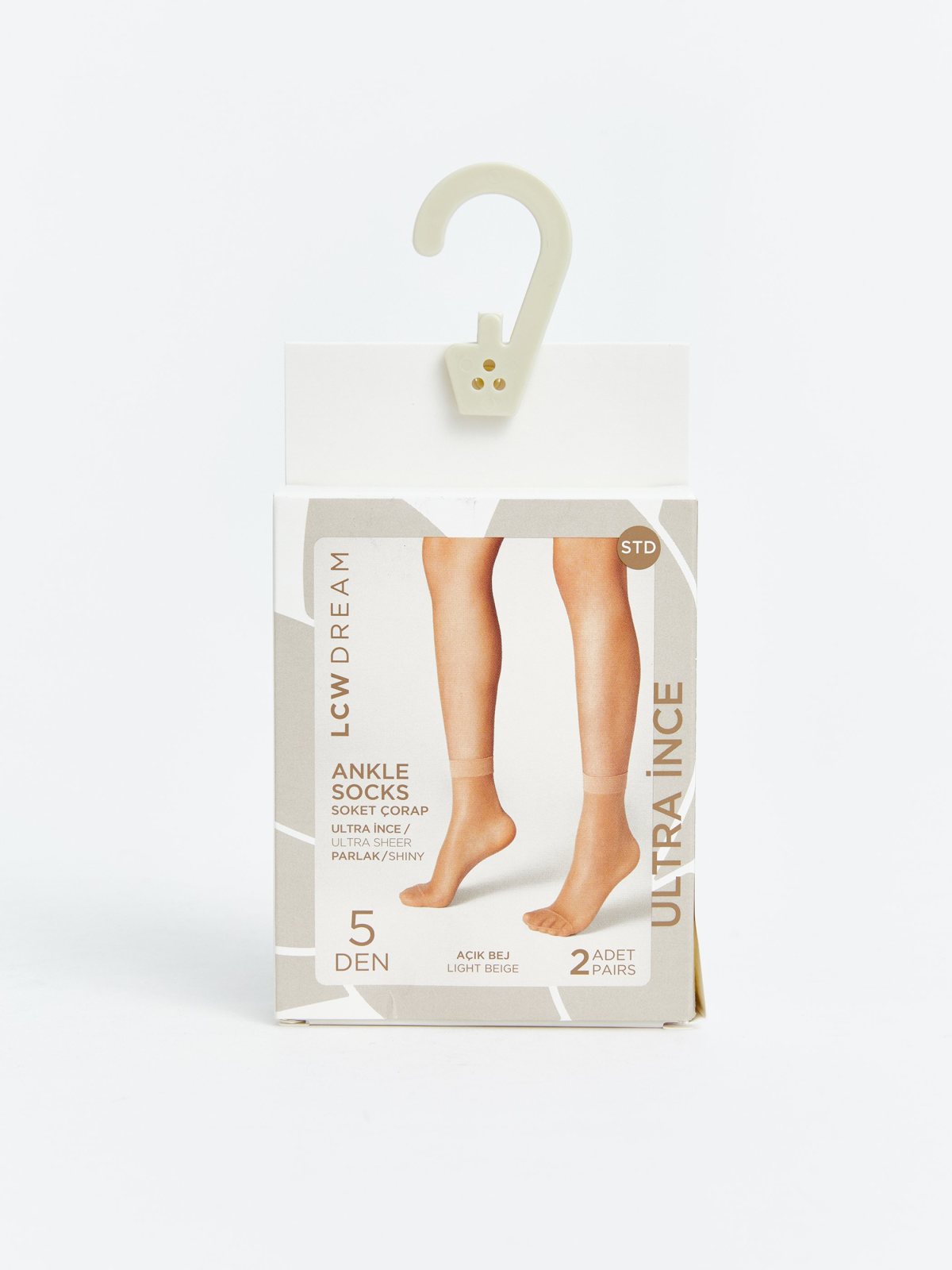 LC Waikiki 7346637 Ankle Socks, Light Beige