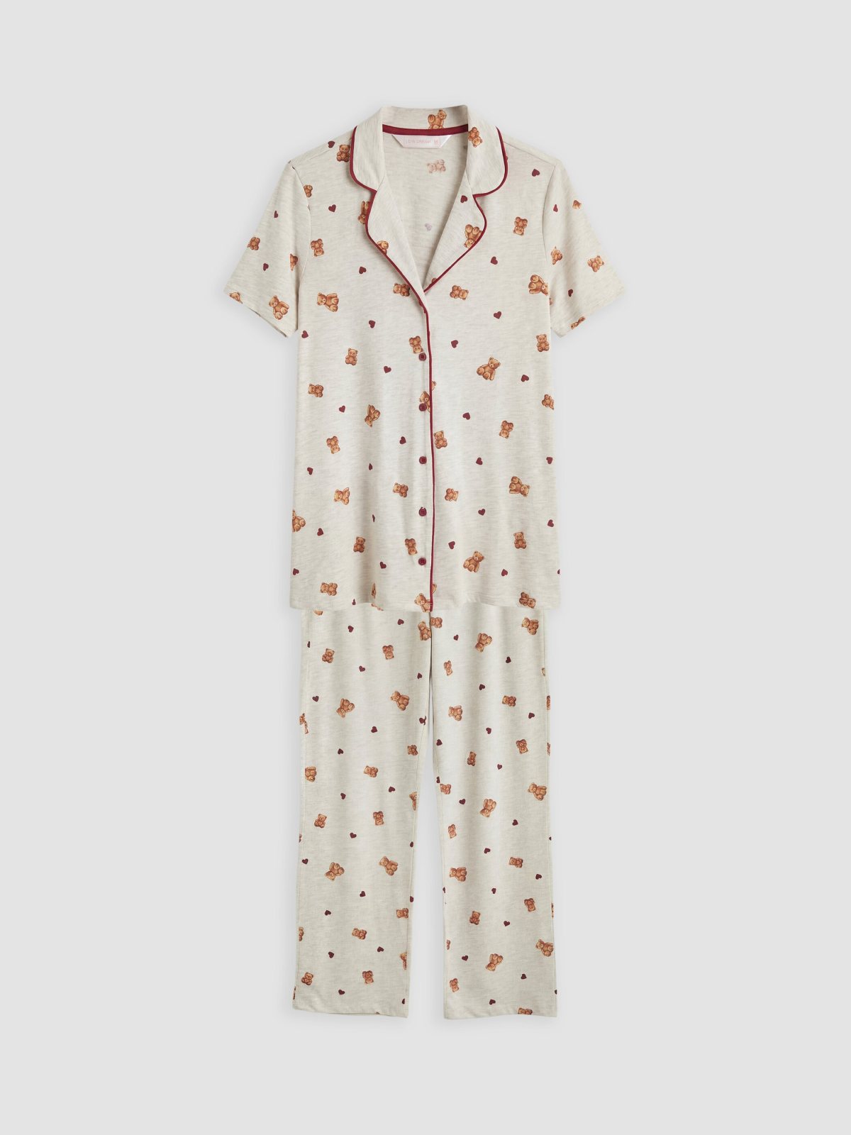 LC Waikiki YULAF EZMESİ MELANJ Pajama Set