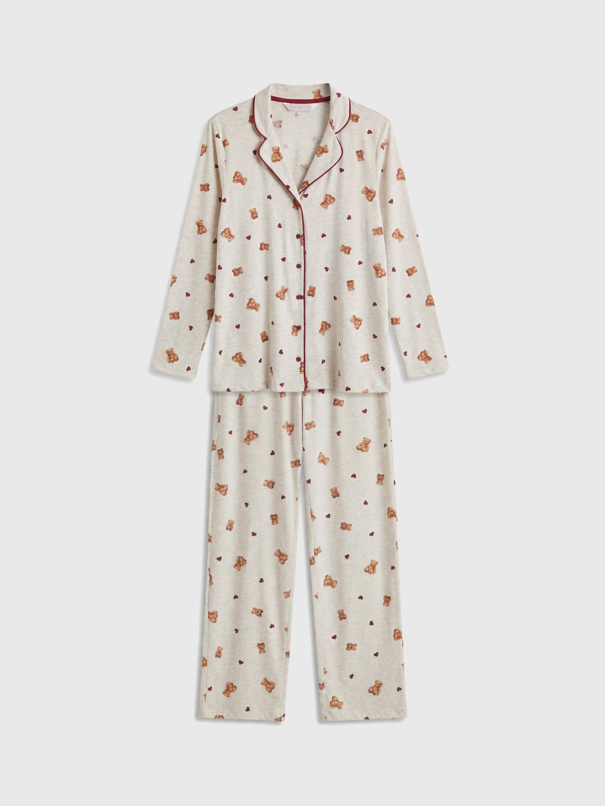 LC Waikiki YULAF EZMESİ MELANJ Pajama Set