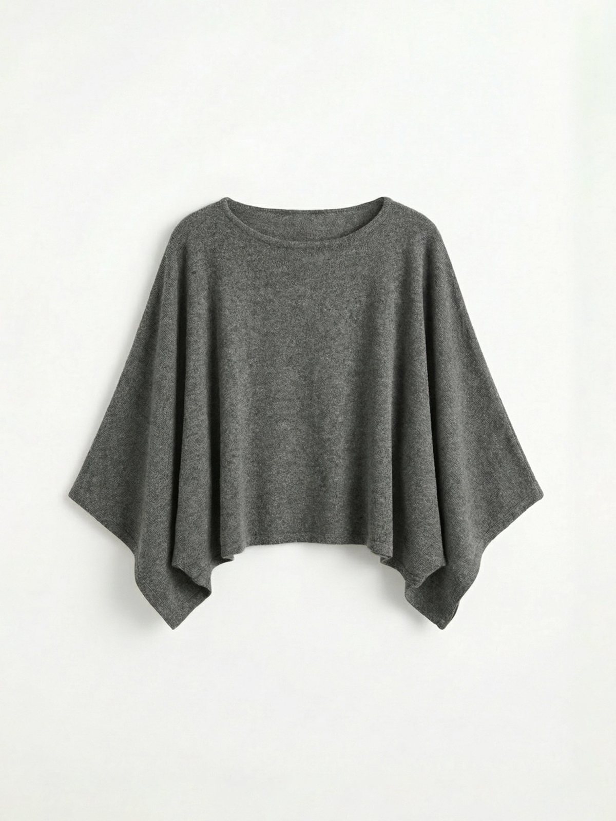 LC Waikiki 6308471 Anthracite Mélange Poncho