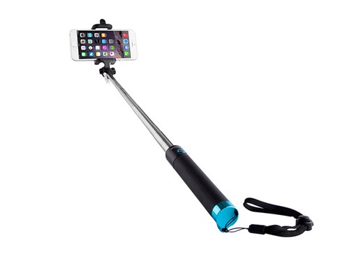 Addison AD-S32 Kablolu Siyah/Mavi Selfie Çekim Çubuğu