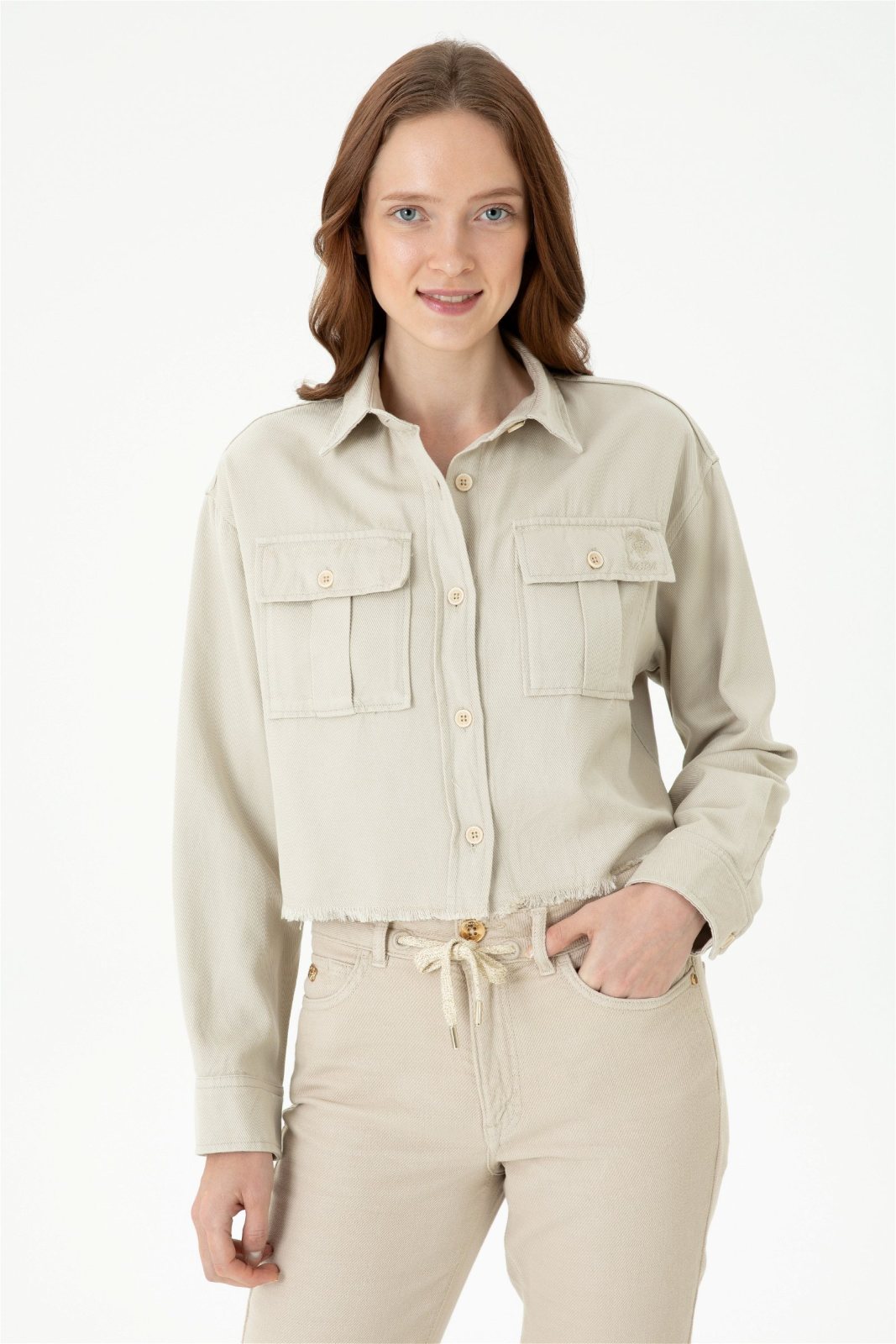 U.S. Polo Assn. 2990901 женская тканая рубашка