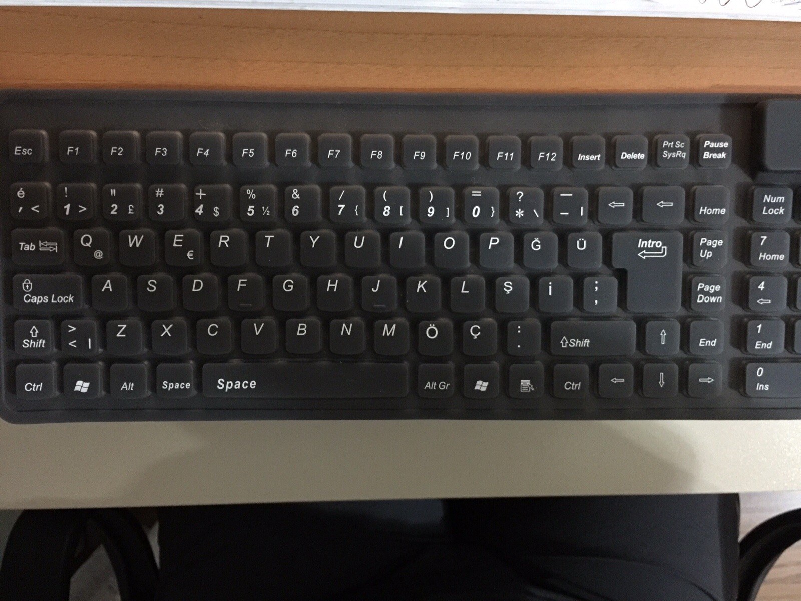 Everest SK-1089 Чёрная складная USB-клавиатура