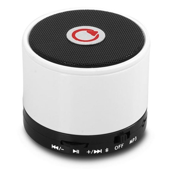 Mikado MD-10BT Белая Bluetooth-колонка с FM-радио