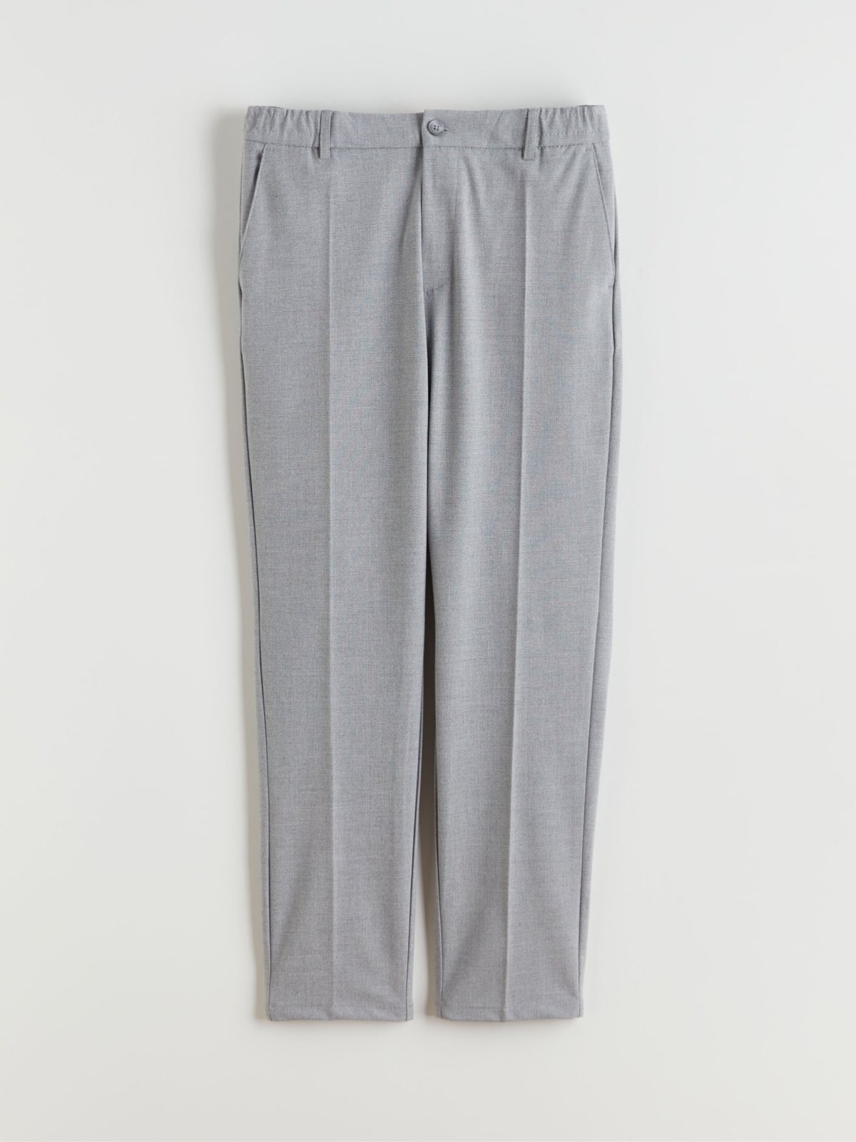 South Blue Erkek Gri Düz Kesim Pantolon 5818601