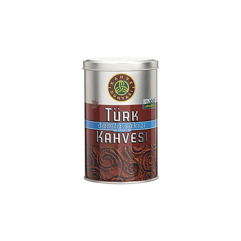 Damla Sakızlı Türk Kahvesi Teneke 250 gr
