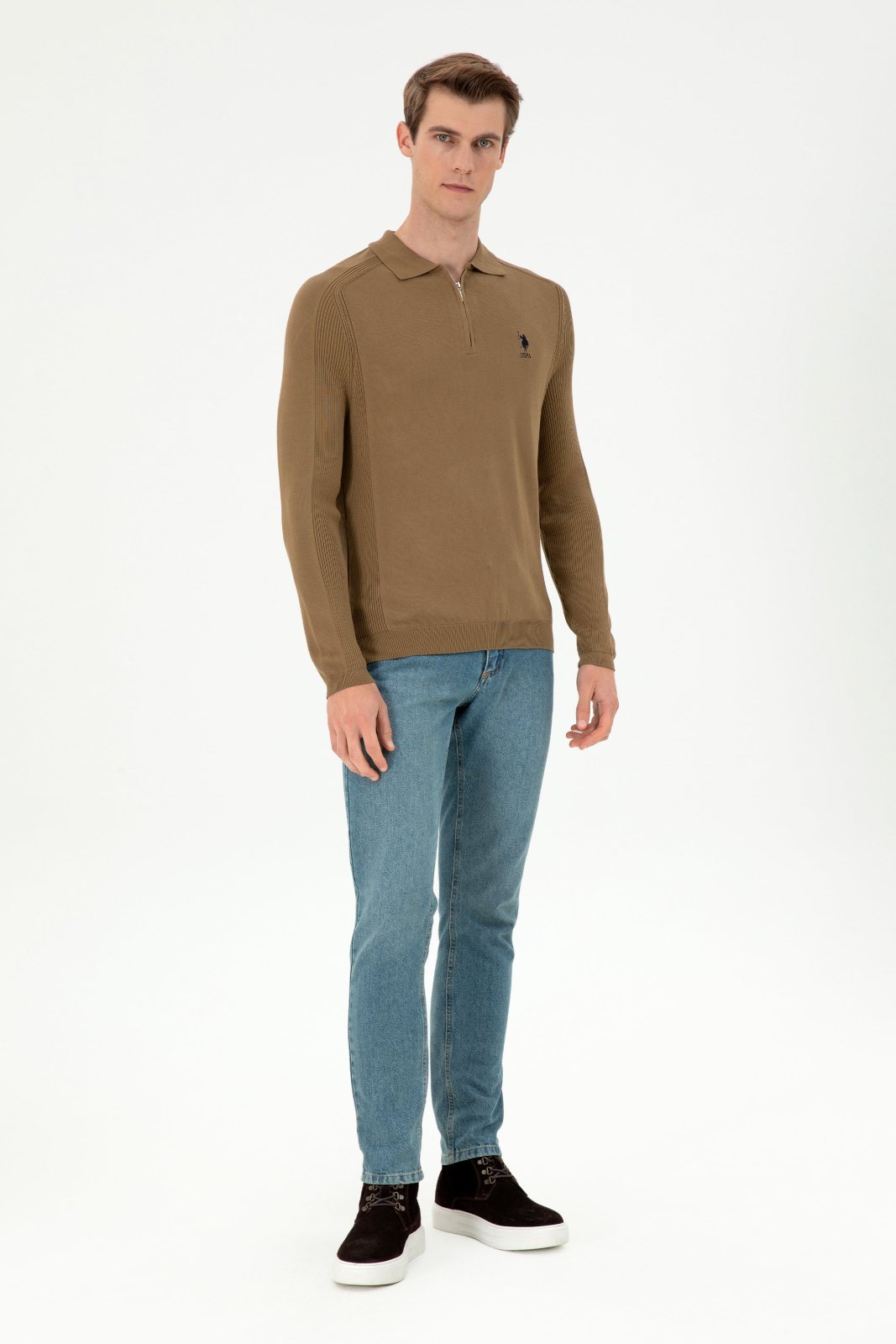 U.S. Polo Assn. Men's Knit Sweater 4308226