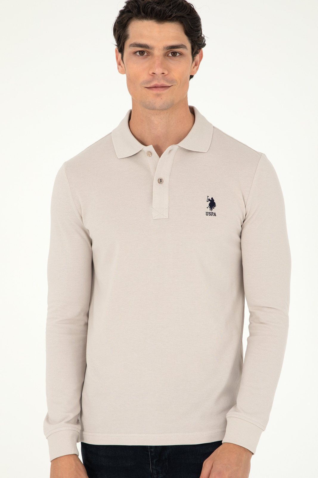 U.S. Polo Assn. Men's Long-Sleeve Polo Sweatshirt 4206792