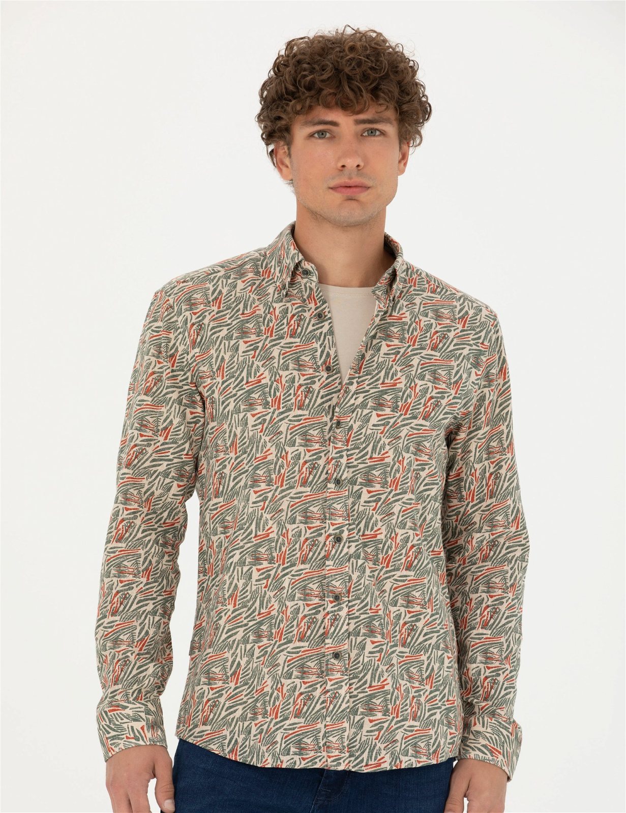 Pierre Cardin Erkek Dokuma Gömlek