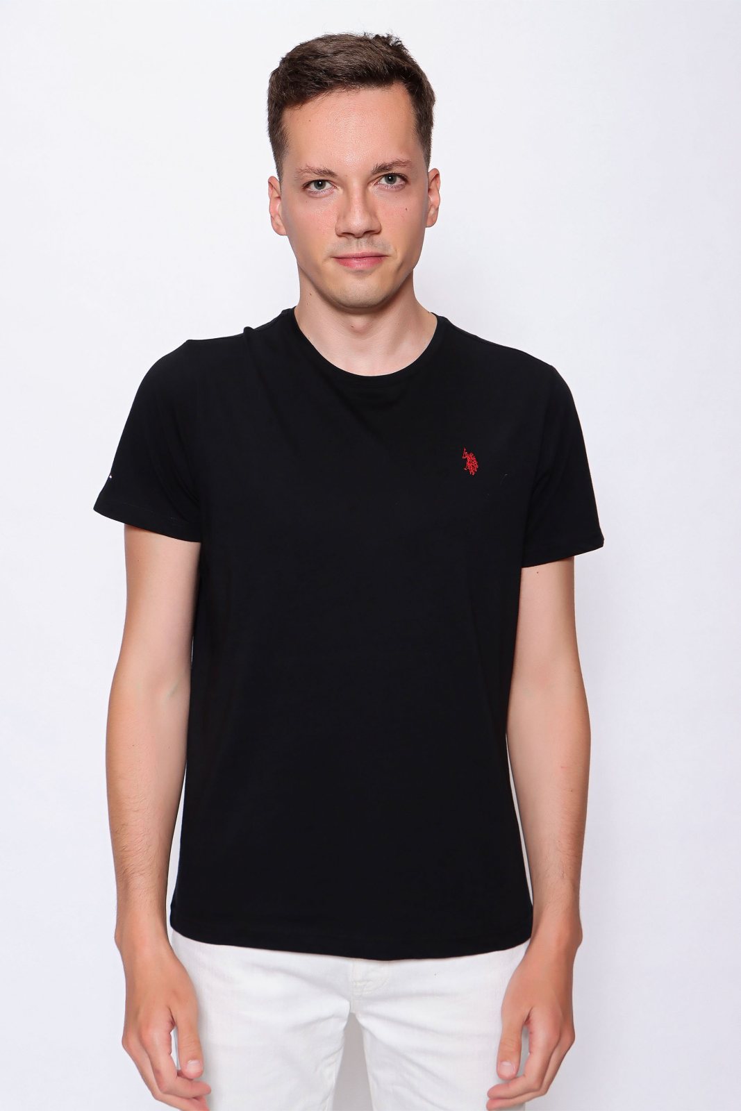 U.S. Polo Assn. Erkek Bisiklet Yaka Basic T-Shirt