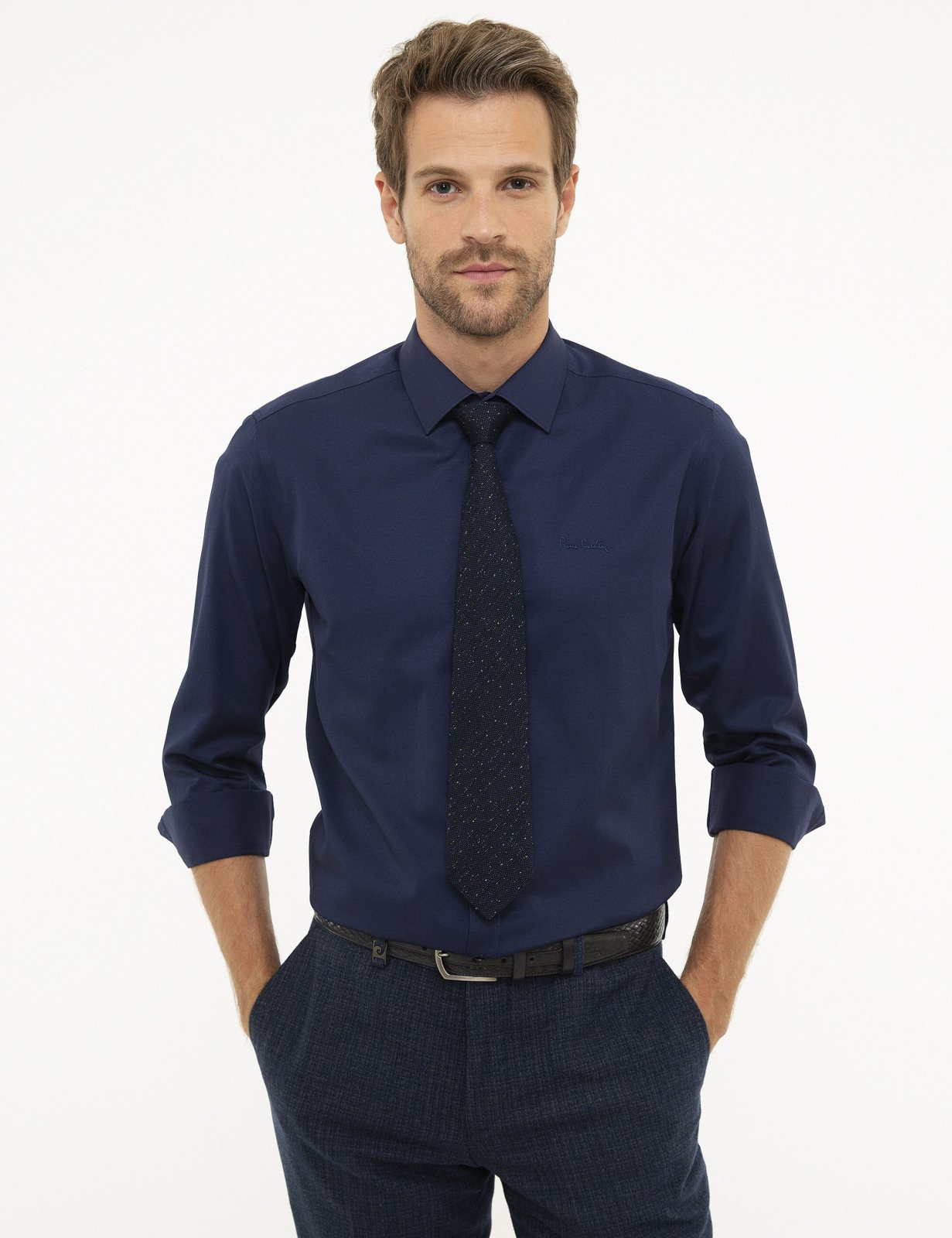 Pierre Cardin Erkek Slim Fit Basic Gömlek