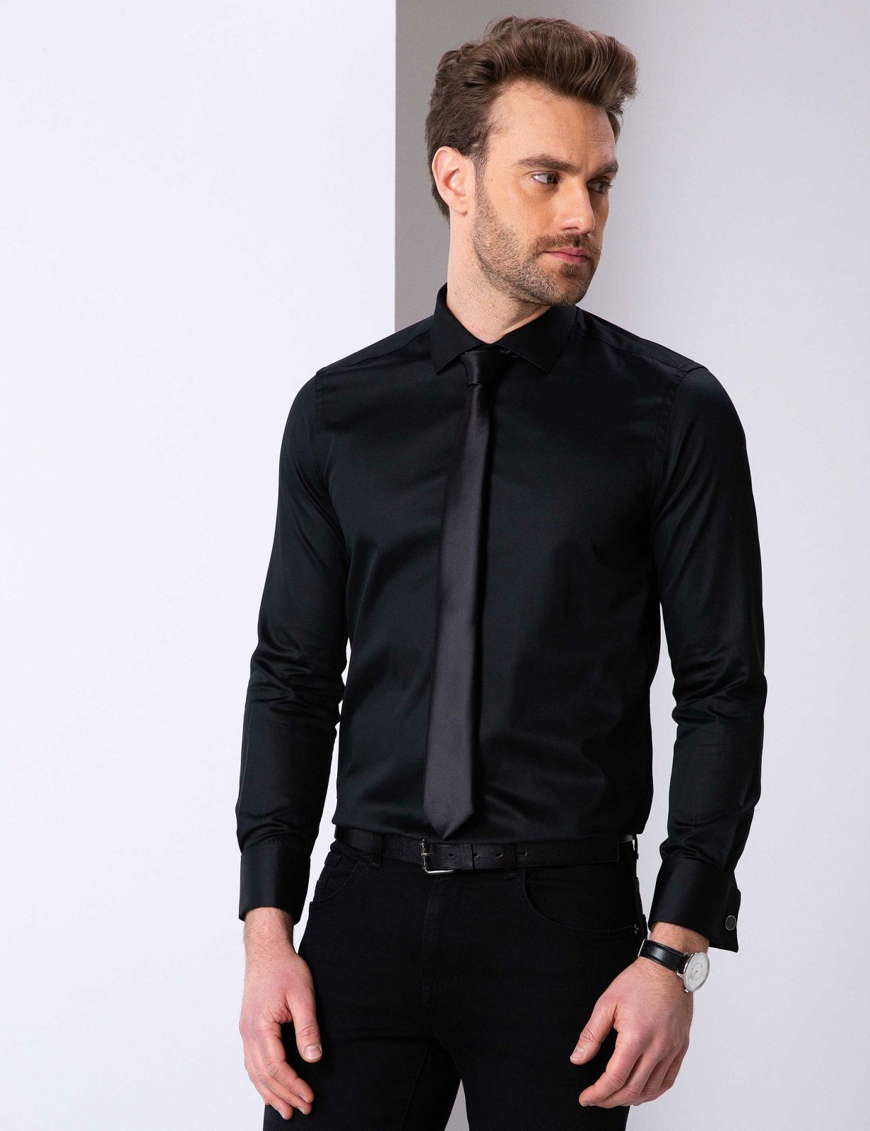 Pierre Cardin Erkek Uzunkol Gömlek