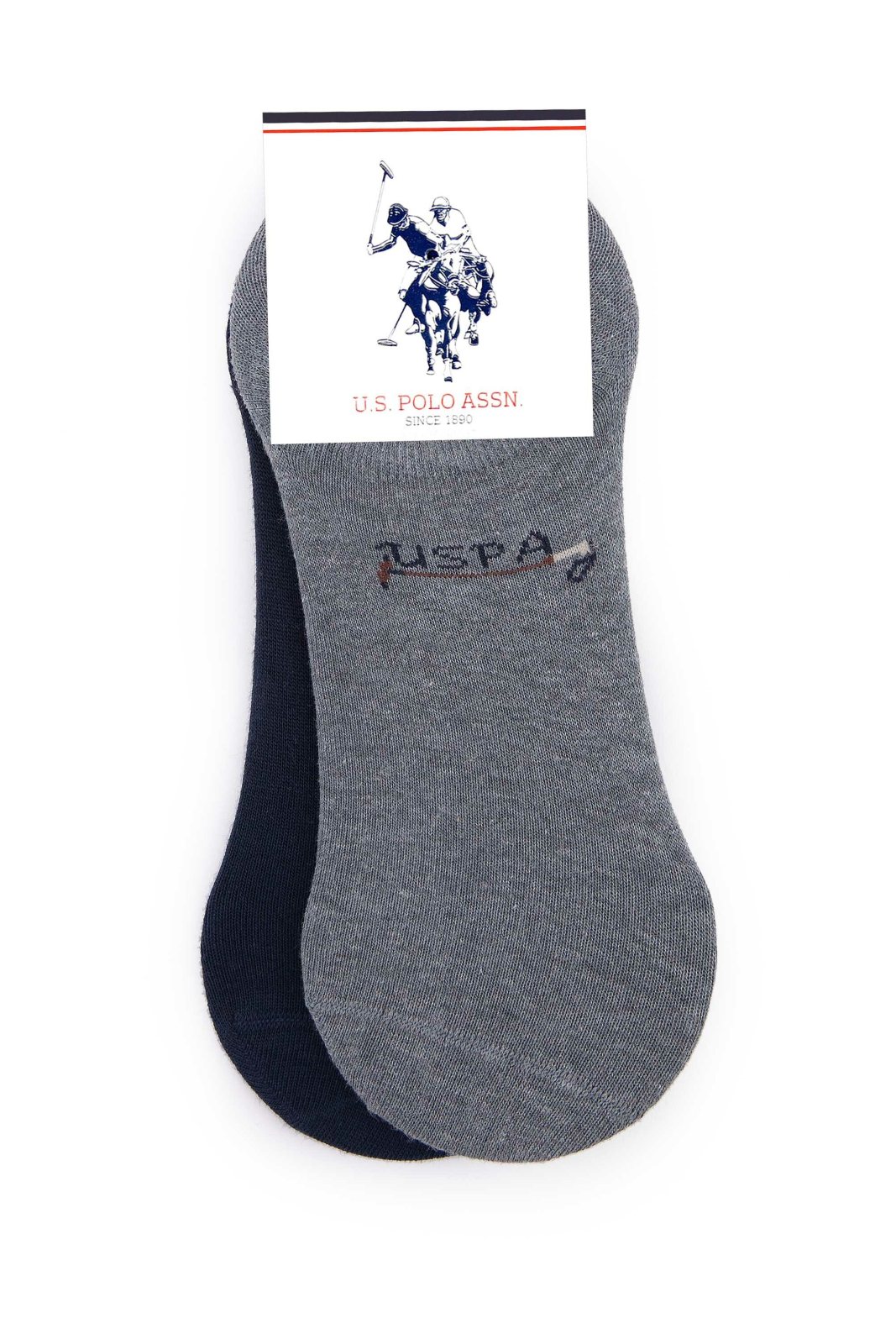 U.S. Polo Assn. Erkek Gri Lacivert Patik Çorap A081SZ013.P03.DEXTERIY25