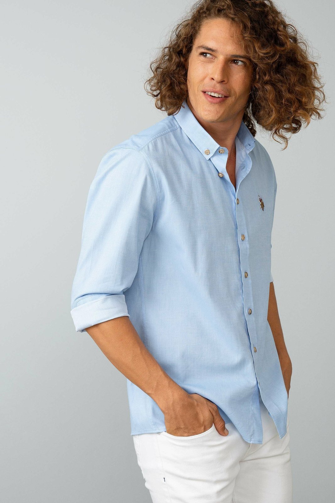 U.S. Polo Assn. Erkek Uzunkol Basic Gömlek