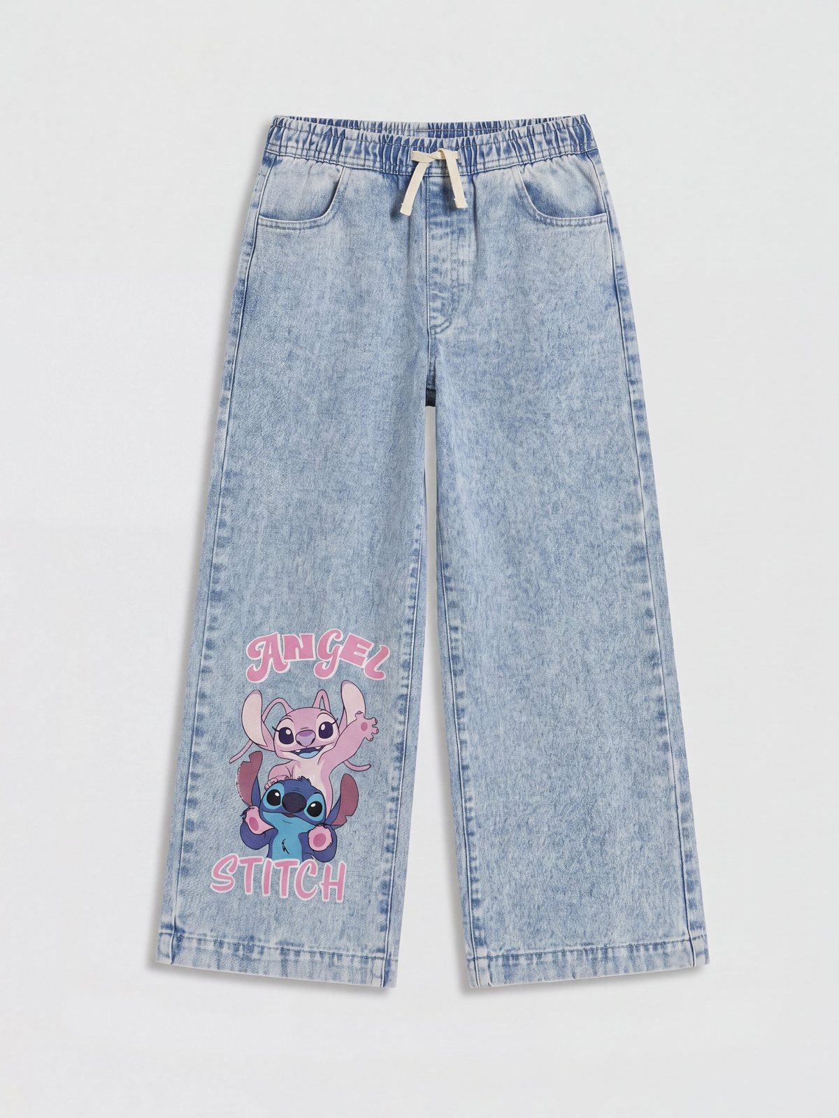 LC Waikiki 7434310 Acid-Wash Light Blue Women's Jeans